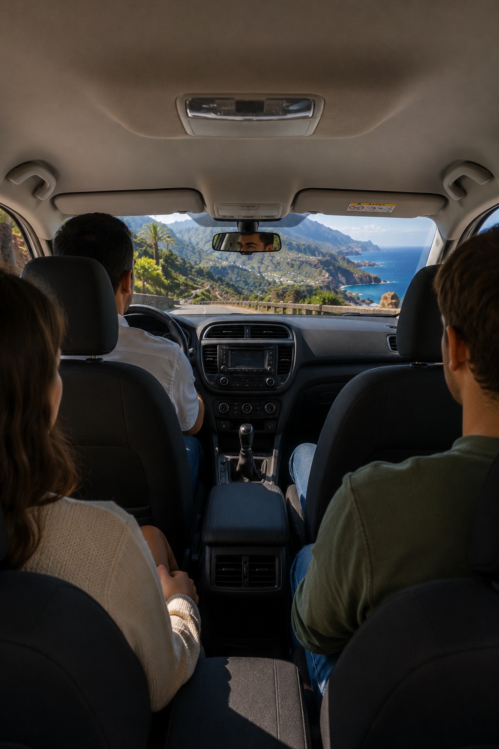 Viaje por la costa y montañas